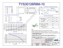 TYS30126R8M-10 Datasheet Cover