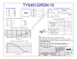 TYS40122R2N-10 Datasheet Cover