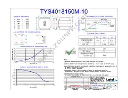 TYS4018150M-10 Datasheet Cover