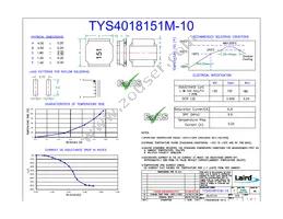 TYS4018151M-10 Datasheet Cover