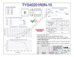 TYS40201R0N-10 Cover