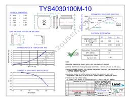 TYS4030100M-10 Cover