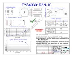 TYS40301R5N-10 Cover