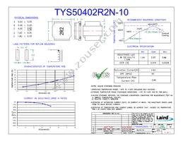 TYS50402R2N-10 Cover