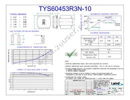 TYS60453R3N-10 Datasheet Cover