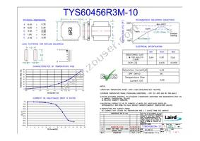TYS60456R3M-10 Datasheet Cover