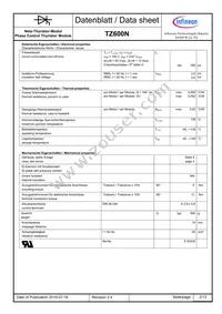 TZ600N14KOFHPSA1 Datasheet Page 3