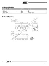 U2010B-MFPG3 Datasheet Page 16