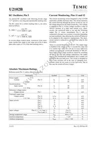 U2102B-MFPG3 Datasheet Page 8