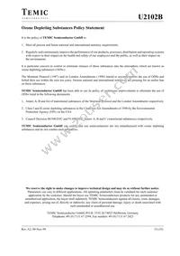 U2102B-MFPG3 Datasheet Page 15