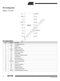 U211B-MFPG3 Datasheet Page 2