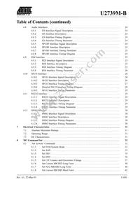 U2739M-BFT Datasheet Page 3