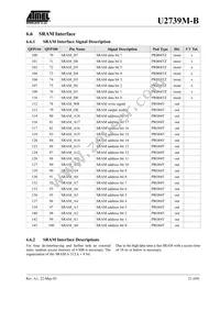 U2739M-BFT Datasheet Page 21