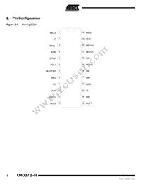 U4037B-NFLY Datasheet Page 2