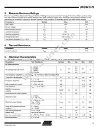 U4037B-NFLY Datasheet Page 5