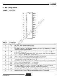 U4082B-MFLG3G Datasheet Page 3