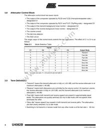 U4082B-MFLG3G Datasheet Page 8