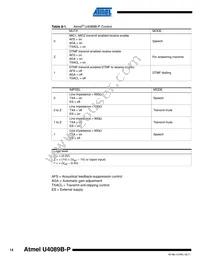 U4089B-PFNY Datasheet Page 14