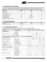 U4090B-PFNY Datasheet Page 14