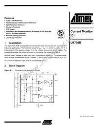 U4793B-MY Datasheet Cover