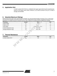 U5020M-MFPY Datasheet Page 7
