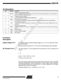 U5021M-NFP Datasheet Page 3