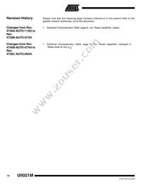 U5021M-NFP Datasheet Page 10