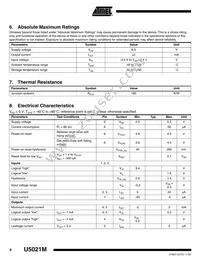 U5021M-NFPY Datasheet Page 8