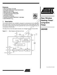 U6046B-MY Datasheet Cover