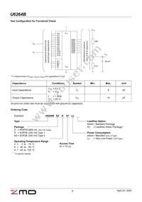 U6264BDK07LLG1 Datasheet Page 6