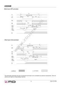 U6264BDK07LLG1 Datasheet Page 8