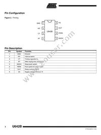 U642B-MFPG3Y Datasheet Page 2