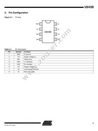 U643B-MY Datasheet Page 3