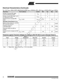 U6808B-MFPY Datasheet Page 8