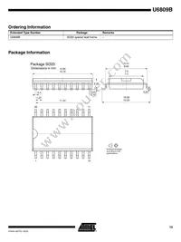 U6809B-MFL Datasheet Page 15