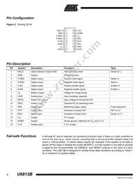 U6813B-MFPG3 Datasheet Page 2