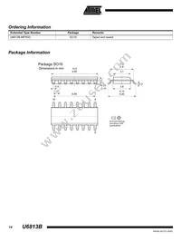 U6813B-MFPG3 Datasheet Page 14