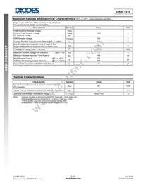 UABF1510-13 Datasheet Page 2