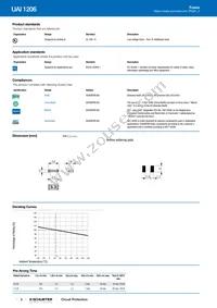 UAI-1206-7A500-SMD-0F-AU Datasheet Page 2