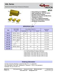 UAL25-0R3F8 Datasheet Cover