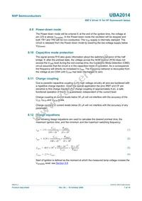 UBA2014P/N1 Datasheet Page 7