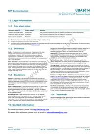 UBA2014P/N1 Datasheet Page 18