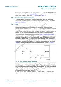 UBA2016AP/1 Datasheet Page 17