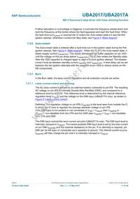 UBA2017T/1 Datasheet Page 11
