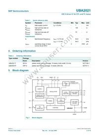 UBA2021P/N2 Datasheet Page 2