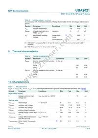 UBA2021P/N2 Datasheet Page 8