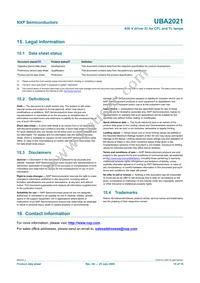 UBA2021P/N2 Datasheet Page 15