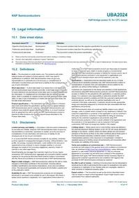 UBA2024BP/N1 Datasheet Page 15