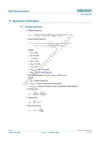 UBA2025T/N1 Datasheet Page 11