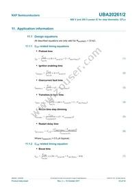 UBA20262T/1 Datasheet Page 23